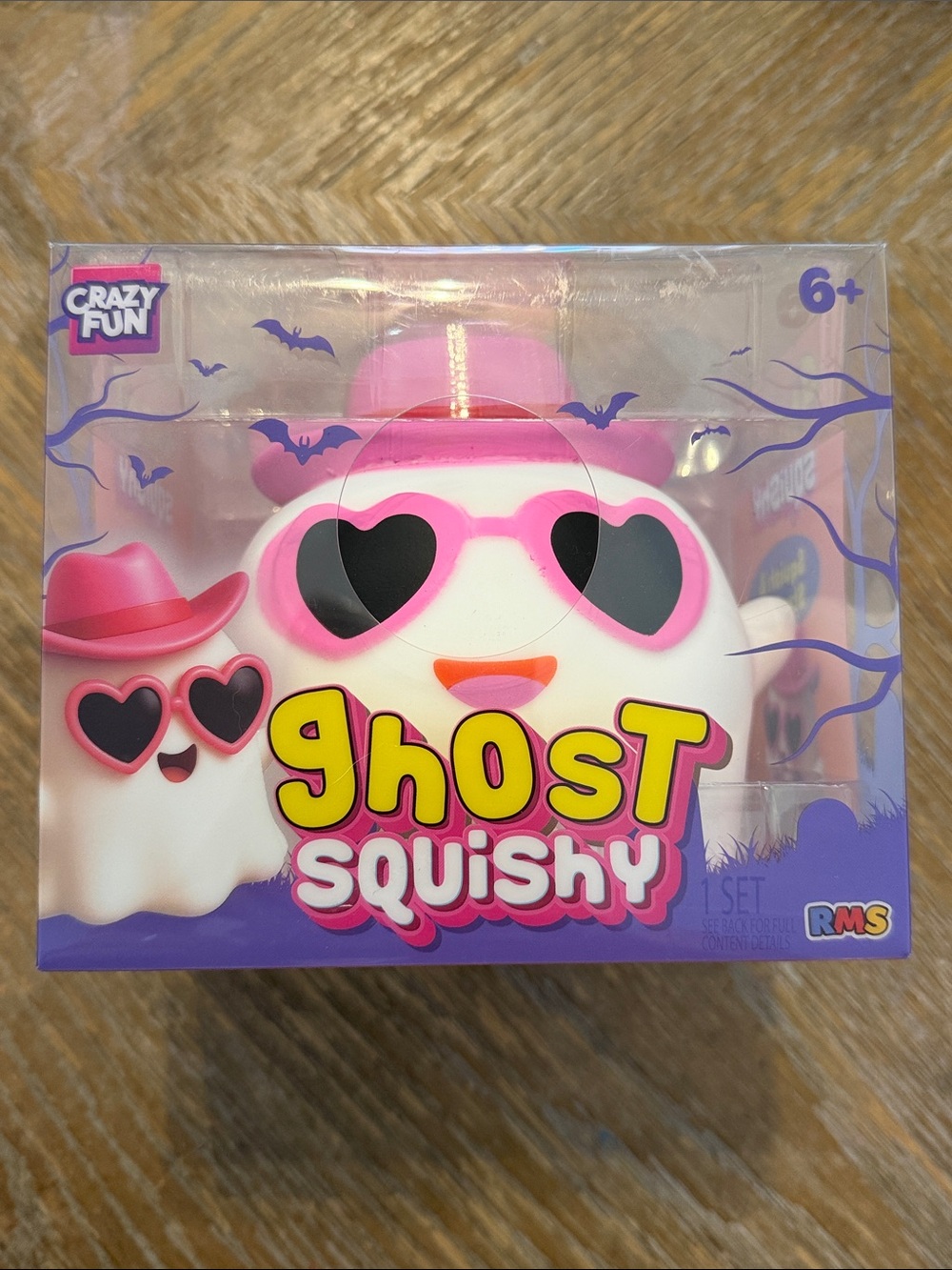 Ghost Squishy Kids Costume Accessory - White & Pink